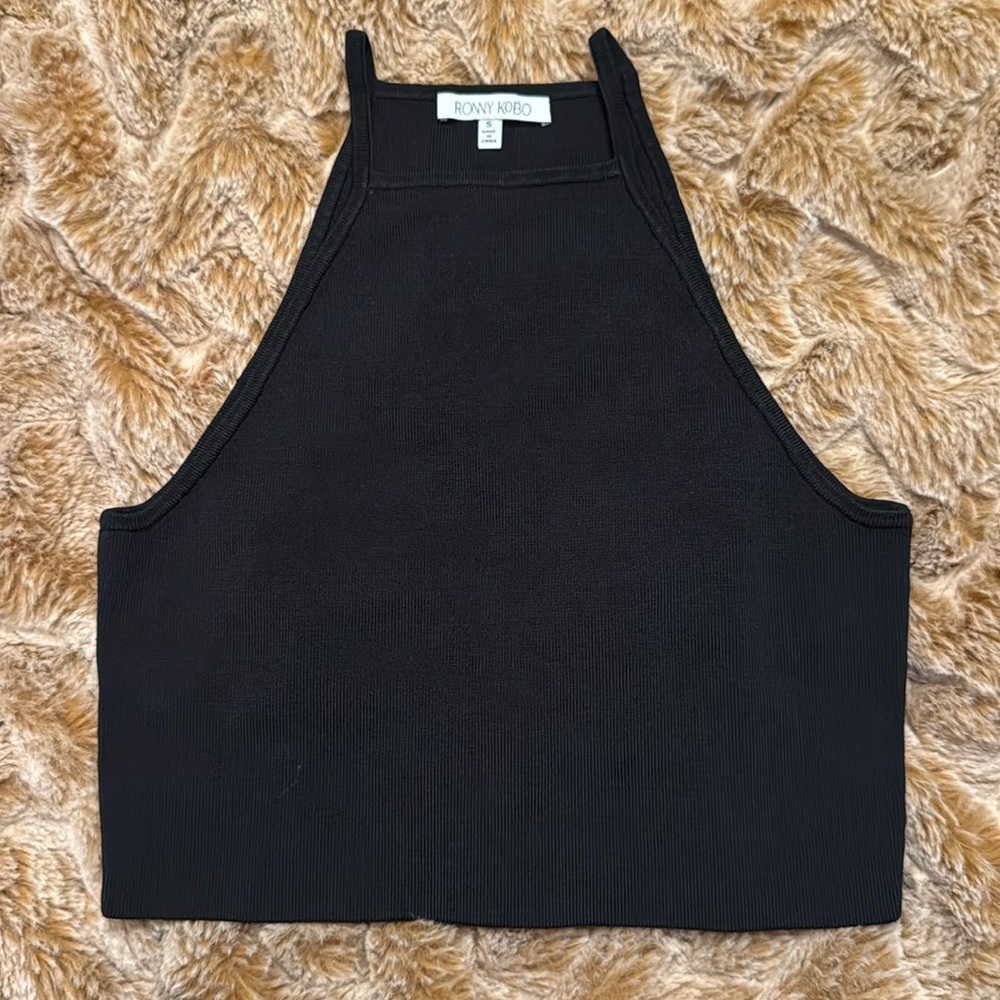 RONNY KOBO Black Women's Top size S
